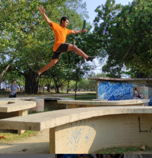 Bruno Islan une paixão pelo parkour aos negócios